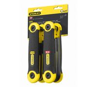 Stanley 2-69-267 Clé Hexagonale Pliable Lot De 17 Impérial Métrique