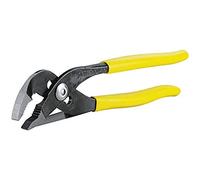 STANLEY 2-84-301 Pince multiprise Gainée Pvc 240 mm Fabriquée en France - Crémaillère À 7 Positions Gainée Pvc - mâchoires Renforcées - Anti Pince-Doits