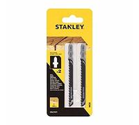 STANLEY - 2 Doubles Lames HCS Coupe Rapide Attache T 4,00 x 100mm - STA61381-XJ