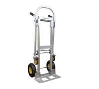 Stanley 2-in-1 Chariot de Manutention et Chariot de Transport SWXTI-MT515 - Capacité de Charge 200 à 250KG - 118 x 52 x 103 CM - Métal - Argent/Jaune/Noir