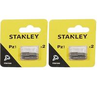 STANLEY 2 puntas Pozidriv Pz1 25mm (Lot de 2)