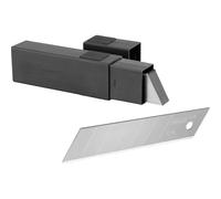 Stanley 3-11-725 Lot De 20 Lames De Cutter 25 Mm - Gamme FatMax - Traitement Pas Induction Pour Plus De Résistance - Lame À 7 Éléments Sécables - Qualité Professionnelle