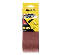 STANLEY - 3 Bandes Abrasifs 75 x 457 mm - Grain 60 - STA33096-XJ
