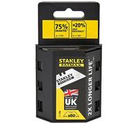 Stanley 4-11-700 Lames De Couteaux Gamme Fatmax - 20 X 63 - Plus Tranchant -Traitement Par Induction Et Traitement Thermique - 5 Pièces