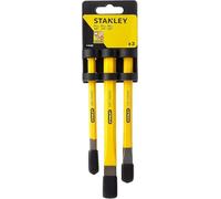 Stanley – Kit de burins 4-18-298 – 3 pièces 140/150/170 mm Acier Chrome-Vanadium Jaune/Noir