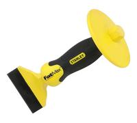 STANLEY 4-18-327 Ciseau À Brique 75 Mm - Gamme FATMAX - Acier Chrome Vanadium - Tète Parabolique- Poignée Bi Matière Pour Plus De Confort - Protège Main