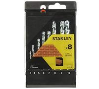 STANLEY - 8 Set de Forets de Maçonnerie - STA56040-QZ