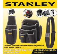 STANLEY 96-257-23/96-258-23 sac de taille Portable 1 pièces ceinture de taille en option sac à outils résistant à l'usure de haute qualité Kit de rangement de réparation 96-257-23 Bag Only