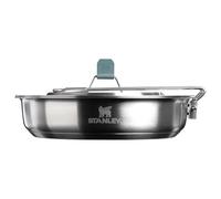 Stanley Adventure All-In-One Fry Pan Set - Shale and Charcoal - Ensemble de cuisine de camping en acier inoxydable - Ensemble de poêles légères pour la randonnée et le camping
