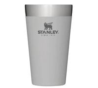 Stanley Adventure Stacking Beer Pint 0.47L - Garder les Boissons Fraîches Pendant 4h - Verre à Bière en Acier Inoxydable - À Empiler - Double Paroi Isolante - Lavable au Lave-Vaisselle - Ash
