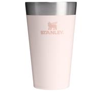 Stanley Adventure Stacking Beer Pint 0.47L - Garder les Boissons Fraîches Pendant 4h - Verre à Bière en Acier Inoxydable - À Empiler - Double Paroi Isolante - Lavable au Lave-Vaisselle - Rose Quartz