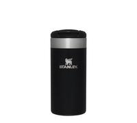 Stanley Aerolight Transit Mug Isotherme Café 0.35L - 4 Heures Chaud - 6 Heures Froid - Couvercle Étanche et Blocable - Thermos - Lavable au Lave-Vaisselle - Black Metallic