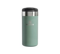 Stanley Aerolight Transit Mug Isotherme Café 0.35L - 4 Heures Chaud - 6 Heures Froid - Couvercle Étanche et Blocable - Thermos - Lavable au Lave-Vaisselle - Shale Metallic