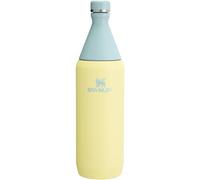 Stanley All Day Slim Bouteille isotherme de 1000 ml - Couvercle à visser avec joint étanche - Design fin pour voyage et salle de sport - Acier inoxydable - Sans BPA - Pomelo