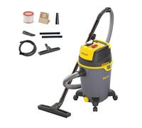 STANLEY Aspirateur Solides et Liquides SXVC25PTDE avec Prise Outils Électroportatifs (1200 W, 25 l)