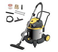 STANLEY Aspirateur Solides et Liquides SXVC50XTDE avec Prise Outils Électroportatifs (1600 W, 50 l)