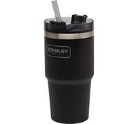 Stanley aventure Isolation sous vide Thermos isotherme Quencher, Acier inoxydable, Matte Black, 0.59 Litre