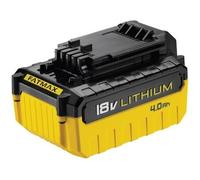 Stanley FATMAX Batterie Lithium Ion 18V 4Ah Compatible Gamme Fatmax 18V Robuste Et Ergonomique FMC688L-XJ
