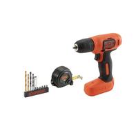 Perceuse/visseuse sans fil BLACK+DECKER BDCD8GPA - 5 Ah - 2 batteries - 10 mm - 400 Tr/min