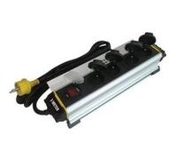 Stanley - bloc multiprise clamp - 4 prises - avec clapets et pince