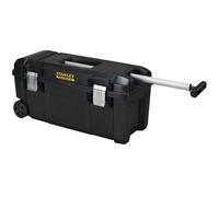 STANLEY Boite à outils étanche poignée télescopique et roulettes