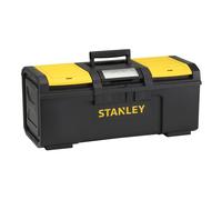 Stanley 1-79-218 Boîte à outils 60 cm Ouverture 1 main - système touchlab - structure robuste - large capacité de rangement - porte outils amovible - poignée antidérapante Multicolore