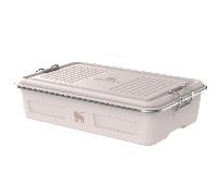 STANLEY 1913 The Useful Classic Box 2.0 L - Lavable au lave-vaisselle - Boîte à lunch en acier inoxydable - Boîte à sandwich empilable - Sans BPA - Fermeture sécurisée - Rose Quartz