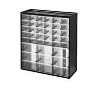 STANLEY Boîte de rangement multi-usages avec 39 tiroirs, 1-93-981 | Cadre en résine durable, fixation mural, empilable pour un système modulaire complet