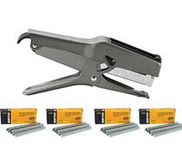 Stanley Bostitch B8 Heavy Duty Pince agrafeuse (Gray) avec 4 boîtes d'agrafes 1/10,2 cm