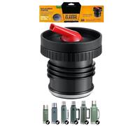 Stanley Bouchon de rechange pour bouteille isotherme Stanley en polypropylène durable, filetage sécurisé, design ergonomique noir avec bec rouge, compatible avec 473 ml, 750 ml, 1 l, 1,4 l, 1,9 l