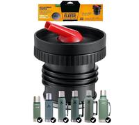 Stanley Bouchon de rechange pour bouteille isotherme Stanley en polypropylène durable, filetage sécurisé, design ergonomique noir avec bec rouge, compatible avec 473 ml, 750 ml, 1 l, 1,4 l, 1,9 l