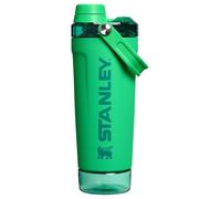 Stanley Bouteille shaker Activate - Anti-fuite - Isotherme - En acier inoxydable - Avec rangement au fond et couvercle à visser - Pour boissons protéinées et poudre de pré-entraînement - Sans BPA