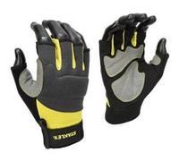 Stanley 98381 Gant MITAINE Performance 5 Doigts T10, 2 Unité (Lot de 1), Gris/Noir