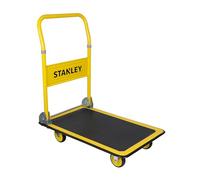 Stanley, Chariot de Transport Pliable en Acier Robuste, capacité de Charge 150 kg, roulettes multidirectionnelles, Plateforme spacieuse 48x75 cm, idéal pour Charges Lourdes