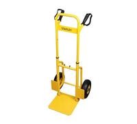 Stanley Chariot Pliable SXWTD-FT520 - Capacité de Charge jusqu'à 120KG - Chariot Pliant - 63 x 52 x 113 CM - Acier - Jaune