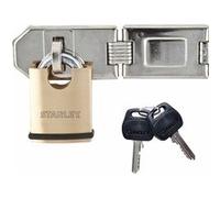 Stanley : Charnière de sécurité avec cadenas en laiton Stanley Kwikset G