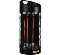 Radiateur électrique rayonnant - Infrarouge - Tubes Carbon - 1200W - Fonction Oscillation - Noir - Stanley