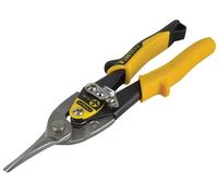Stanley® Cisailles D'Aviation Jaunes Et Étui Coupe Droite 250Mm (10In) STA914563