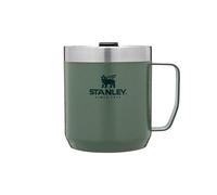 Stanley Classic Legendary Camp Mug Isotherme 0.35L - 1.5 Heures à Chaud - 3 Heures à Froid - Lavable au Lave-Vaisselle - Sans BPA - Thermos Café - Gobelet Cafe - Tasse Isotherme - Hammertone Green