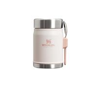Stanley Classic Legendary Food Jar 0.4L avec Cuillére-Fourchette - Thermos Alimentaire Chaud a 7h - Lunch Box Isotherme - Lavable au Lave-Vaisselle - Acier Inoxydable - Sans BPA - Rose Quartz