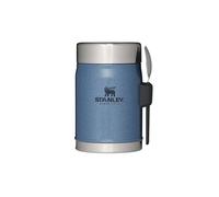 STANLEY Classic Legendary Food Jar 0.4L avec Cuillére-Fourchette - Thermos Alimentaire Chaud a 7h - Lunch Box Isotherme - Lavable au Lave-Vaisselle - Acier Inoxydable - Sans BPA - Lake