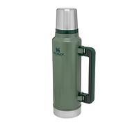 Stanley 1913 Classic Legendary 1.4L - Maintient la Température 40h (Chaud/Froid) - Bouteille Isotherme - Sans BPA - Gourde Isotherme en Acier Inoxydable - Gourde Inox - Hammertone Green