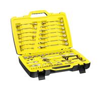 Stanley Coffret de douilles 1/4"" + 1/2"" + clés mixtes, jeu de 50 pcs FatMax - FMMT82827-1