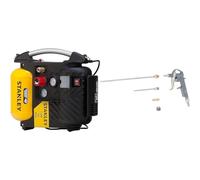 Stanley Compresseur DN200/10/5 Airboss & BGS 3215 | Soufflette à air comprimé | fonte d’aluminium | 3 buses