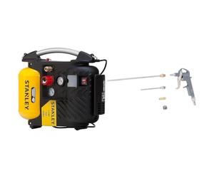 Stanley Compresseur DN200/10/5 Airboss & BGS 3215 | Soufflette à air comprimé | fonte d’aluminium | 3 buses