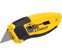 STANLEY Couteau de précision Cutter Lame rétractable STHT10432-0 Finition standard de la lame en carbone, manche bi-matière