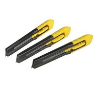 Stanley Couteau sécable SM 9mm, 3 pièces