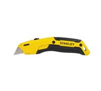 STANLEY Couteau utilitaire à lame rétractable, STHT10721-0 | Rangement pour lames, Changement de lame facile, rangement intégré pour lames et poignée texturée confortable