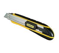 STANLEY Cutter à Cartouche, Chariot en Acier Inoxydable, 6 Lames 18 mm Incluses, Robuste et Ergonomique, STANLEY FATMAX, 1-10-481
