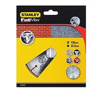 Stanley Disque diamant STA38107-XJ – 125 mm bord segmenté pour le béton alésage 22,2 mm